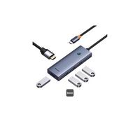 Baseus Hub 5w1 UltraJoy 5-Port (1xHDMI4K@30Hz + 4xUSB 3.0) Grey