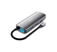 Hub USB-C - URBAN FACTORY - MHC55UF - Gris métallisé - 17 x 7 x 2 cm - Interfaces USB-C
