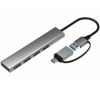 Hub USB-C / USB-A avec 4 ports USB-A 3.2 / jusqu'à 5 Gb/s
