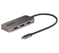 Hub USB-C Vers 3X DisplayPort 1.4 MST, 4K UHD 60Hz - MST14CD123DP
