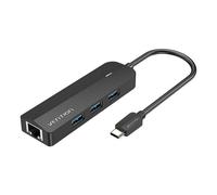 HUB USB-C vers 3x USB 3.0, RJ45, Micro USB Vention TGPBB 0,15 m Noir