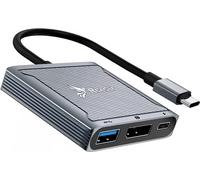 Hub USB C vers adaptateur DisplayPort avec USB A C DP 8K60Hz PD Reagle Aluminiu M1 M2