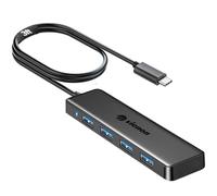Hub USB C VIENON 4 ports USB C répartiteur USB C pour ordinateur portable, iMac Pro, MacBook, iPad Pro, Dell, Acer, HP, ASUS, imprimante, appareil photo, clavier, souris, etc. - 0,9 m