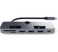 Hub USB combi Satechi Clamp Hub Pro gris sidéral
