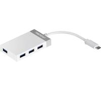Hub USB combi TrendNet TUC-H4E 4 ports gris