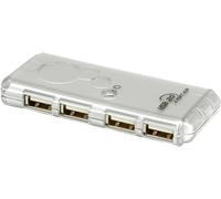 Hub USB combi Value 4 ports argent (métallisé)