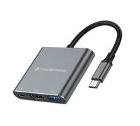 Hub USB Conceptronic 110518807101 Gris 100 W