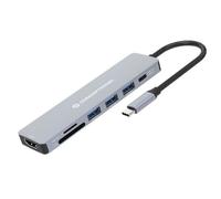 Hub USB Conceptronic 110519207101 Gris Multicouleur 100 W