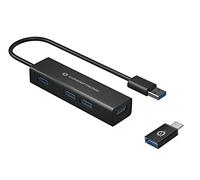 Conceptronic Hub USB HUBBIES06B – USB 3.2 Gen 1 (3.1 Gen 1) Type-A 5000 Mbit/s – Noir (1 unité)