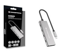 CONCEPTRONIC HUBBIES16G Hub 4 Ports USB 3.2 Gen 2, 10 Gbit/s, USB-C x 4, 100 W USB PD, boîtier en Aluminium