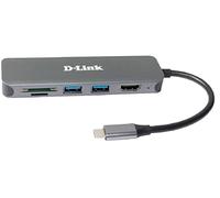 Hub Multiport USB-C® (USB 3.1) D-Link DUB-2327 6 ports anthracite