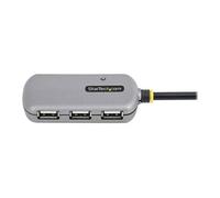 StarTech Hub USB – Câble d'extension USB 2.0 24m, hub 4 ports, répéteur actif, alim 10W optionnelle