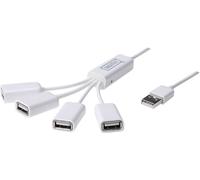Hub USB Digitus DA-70216 4 ports blanc