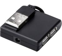 Hub USB 2.0 Digitus DA-70217 4 ports noir