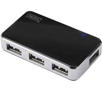 Hub USB Digitus DA-70220 4 ports noir, argent 1 pc(s)