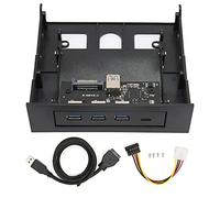 Hub USB du Panneau Avant, Adaptateur de Panneau Avant USB, Carte D'extension PC Remplaçable à Chaud USB 1.1 de 5,25 Pouces, Panneau Avant USB 3.0, pour Boîtier D'ordinateur de