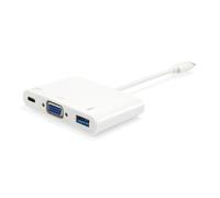 Equip Adaptateur USB-C vers VGA (HD15) – USB-A, USB PD 60W
