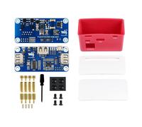 HUB USB Ethernet PoE HAT avec boîtier ABX pour Zero/Zero W/2 W/Zero WH/2 WH