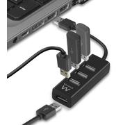 Hub USB Ewent EW1123 Noir
