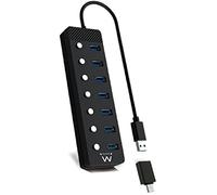 Hub USB Ewent EW1147 Noir