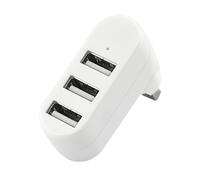 Hub USB - Extenseur USB | Design rotatif flexible | Adaptateur de ports USB portable | Rallonge USB pour clavier, clé USB pour voyage et utilisation à la maison