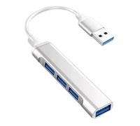 Hub USB - Extenseur USB pour Ordinateur Portable en Alliage d'aluminium | Répartiteur USB à Transmission Rapide | Adaptateur multiport d'extension sans Effort | Station de séparation de Transport