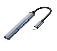 Hub USB - Extenseur USB pour Ordinateur Portable en Alliage d'aluminium | Répartiteur USB à Transmission Rapide | Adaptateur multiport d'extension sans Effort | Station de séparation de Transport