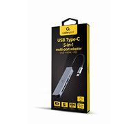 Gembird Adaptateur USB-C 5-03 USB 3.0 vers HDMI – 3x USB-A, 1x USB-C – Gris