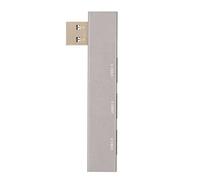 Hub USB,Hub USB 3.0 3 en 1, Hub USB Portable, Mini Adaptateur Multiport 3 en 1 1xUSB3.0 2xUSB2.0 5Gbps en Alliage D'aluminium, Hub Multifonctionnel USB Haute Vitesse Portable