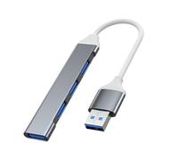Hub USB, hub USB pour Ordinateur Portable | 4-Port Multipurpose Data Splitter - Portable USB Adapter Expander for Desktop, Laptop, Flash Drive, Console, Printer, PC, Keyboards