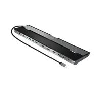 Hub USB j5create JCD543-N Noir Noir, Argenté 5 W