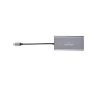 Hub USB Kramer Electronics KDock-3 Argent Gris
