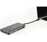Hub USB Kramer Electronics KDock-3 Gris argenté