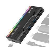 Hub USB avec Lecteur Disque Dur SSD + 2 USB + Lecteur carte TF / SD Noir