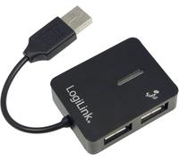 Hub USB LogiLink 4 ports noir