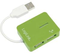 Hub USB LogiLink 4 ports vert