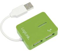 Hub USB LogiLink 4 ports vert