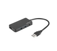 Natec Hub USB 3.0 Moth 4 ports Noir
