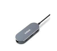 Nilox Hub USB Mini station d'accueil Type-C – HDMI, 3x USB, PD, Ethernet
