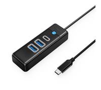 Hub USB - ORICO - PWC2U-C3 - 2x USB-A 3.0 - 1x USB-C 3.0 - Design compact noir