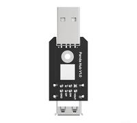 Hub USB pour Bambu Lab P1S P1P pour imprimante 3D, adaptateur répartiteur USB à double port avec sortie 5 V 1,5 A, pour une installation facile de la carte d'extension pour appareil photo à bande LED