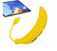 Hub USB pour ordinateur portable - Adaptateur multiport USB Diviseur de hub à 4 ports | de données plus rapide, séparateur USB en forme de banane, adaptateur de type C pour PC, compu