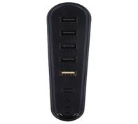Hub USB pour PS5 Pro/Slim, 6 ports avec RVB pour une configuration attrayante