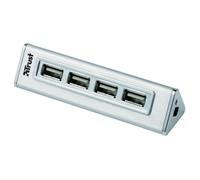 Hub USB - Pyramid - 4 Ports - Compact - Haute Vitesse - Adaptateur Secteur Inclus
