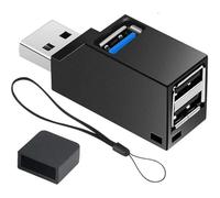 Hub USB, répartiteur USB 3.0, adaptateur USB multiport USB 3 ports, alimentation par bus haute vitesse Plug and Play pour MacBook, Mac Pro/Mini, iMac, Surface Pro, XPS, PC portable, clés USB, disque