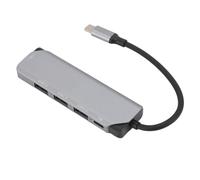 Hub USB, Répartiteur USB, 4 Ports USB C vers USB, Hub USB de Données Ultra Fin, 3xUSB2.0 1xUSB3.0 USB C Hub pour pour Système Linux