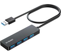 Hub Usb, Répartiteur Usb Pour Ordinateur Portable, Concentrateur Usb 3.0 Multiport, Extension De Port Multi-Usb, Transfert De Données Rapide, Hub Usb 4 Ports Compatible Avec Pc Windows, Mac,