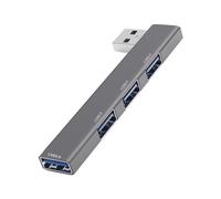Hub USB - Répartiteur USB | Répartiteur USB 4 ports | Extenseur USB | Aluminium 3.0 Ultra Slim Hub USB Splitter USB Hub USB Hub Multiport Adaptateur USB Extender USB pour ordinateur portable/PC/clé