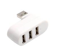 Hub USB rotatif à 180 °, extension Plug And Play pour PC Portable, 3 Ports de transfert de données, disque dur Mobile