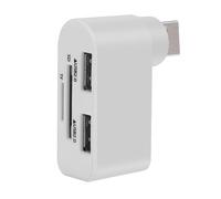 Hub USB rotatif : base de hub USB 2.0 à 4 ports, répartiteur multifonction haute vitesse de 480 Mbps avec design rotatif, séparateur de données | Adaptateur portable pour ordinateur Po